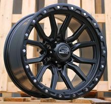 Ratlankis RACINGLINE Y0156 R18x10 6x139.7 ET -18 CB 110.1 (Black Half Matt) (955 kg)