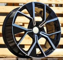 Ratlankis RACINGLINE Y1196 R19x8.5 5x112 ET 38 CB 57.1 (Black Polished) (815 kg)