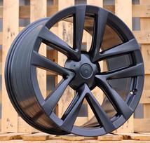 Ratlankis RACINGLINE YF5591 R22x9 5x120 ET 35 CB 64.1 (Black Half Matt) (950 kg)
