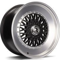 Ratlankis SEVENTY9 R15x7 4x100 ET 30 CB 67 (Matt Black Front Polished Lip Polished) (600 KG kg)