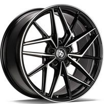 Ratlankis SEVENTY9 R18x8 5x120 ET 30 CB 72 (Black Front Polished) (735 KG kg)