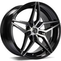 Ratlankis SEVENTY9 R18x9 5x120 ET 35 CB 72 (Black Front Polished) (700 KG kg)