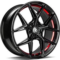 Ratlankis SEVENTY9 R18x9 5x120 ET 35 CB 72 (Black Glossy Red Inner Lip) (690 KG kg)