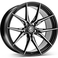 Ratlankis WRATH WHEELS R17x7.5 5x100 ET 40 CB 73 (Black Polished) (540 KG kg)