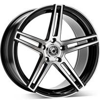 Ratlankis WRATH WHEELS R19x9.5 5x120 ET 40 CB 74 (Black Polished) (735 KG kg)