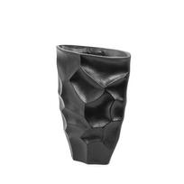 Vaza metalinė juoda sp. 20x10x26 cm DECOSILUET