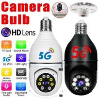 Wifi Lemputės Kamera 1080P 360° Pasukama Automatinis Sekimas Panoraminis Naktinis Matymas Belaidė IP Kamera Nuotolinis Stebėjimas Namų Apsaugos Stebėjimas 2.4&5G