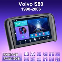 2 DIN Android automobilinis radijas, skirtas Volvo S80 1998-2006 Multimedijos grotuvas galvos blokas Stereo GPS navigacija WIFI 1+16GB 1+16GB