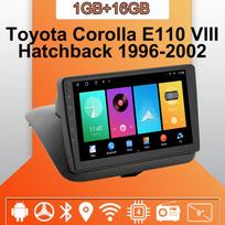 Automobilio radijas Android Auto Carplay skirtas Toyota Corolla E110 VIII hečbekui 1996-2002 Multimedijos grotuvas galvos blokas Stereo GPS navigacija BT WIFI 1+16GB 1+16GB