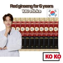 6 metų Goryeo Red Ginseng Everyday 100 / Red Ginseng Stick 15 gx 100 lazdelių