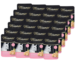 Miamor Feine Filets - drėgnas kačių maistas tunų filė su krabais 24x100g