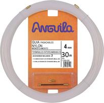 Kabelio pratraukėjas nailoninis (30m, 4mm, baltas, nailonas)
