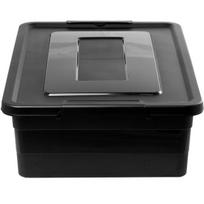 Plastikinė dėžė su dangčiu Edanti, 28 l.