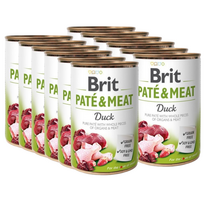 BRIT PATE & MEAT DUCK 12x800g