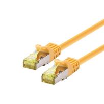 LOGON PROFESSIONAL PATCH CABLE SFTP/AWG26/LSOH  10M - CAT6A 500Mhz - YELLOW