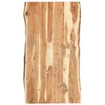 vidaXL Stalviršis, 120x(50-60)x3,8cm, akacijos medienos masyvas