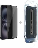 Nillkin Apsauginis stiklas 0.25mm Guardian 2.5D Apple iPhone 16 Juodas (with applicator)