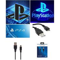 PS4 įkrovimo ir sinchronizavimo laidas PS4 - micro USB 3M, juodas juoda