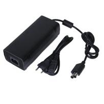 Kintamosios srovės adapterio įkroviklio maitinimo laidas su ES kištuku maitinimo laidu, skirtas Xbox 360 Slim (Juoda)
