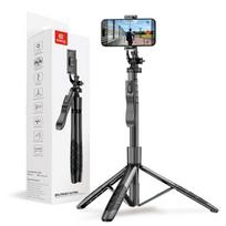 Stovas Selfie trikojis - Crong - SelfieGo Ultra - Aliuminis - Bluetooth nuotolinio valdymo pultas - 1575 mm
