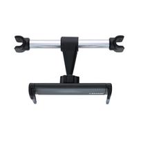 Telefono laikiklis Atrama galvai - DUNLOP - Išmaniajam telefonui/Planšetei - 12-21 cm - Sukimosi kampas 360° - Juoda