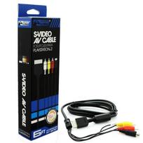 KMD AV RCA kabelis 1,82 m garso S-Video kompozitas, skirtas TV konsolei Sony PlayStation 2 PS2