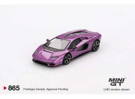 Mini GT Modeliukas 1/64 2023 Lamborghini Countach LPI 800-4 Viola 30th, purple