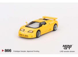 Mini GT Modeliukas 1/64 1995 Bugatti EB110 Super Sport Giallo Bugatti, yellow