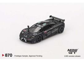 Mini GT Modeliukas 1/64 1995 McLaren F1 GTR, black (yra Sandėlyje)