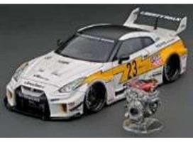 Solido Modeliukas 1/43 2019 Nissan GTR35 Liberty Walk Silhouette #23, white