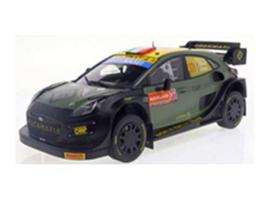 PRE-ORD3R Solido Modeliukas 1/18 2022 Ford Puma Rally 1 Rally New Zealand #7 Bertelli/Scattolin, green/yellow