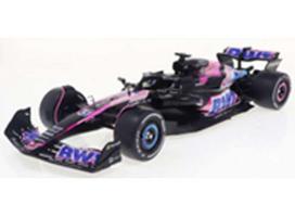 PRE-ORD3R Solido Modeliukas 1/18 2024 Alpine A524 Presentation F1, Pierre Gasly, blue/pink