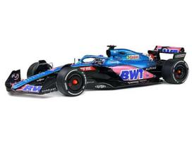 PRE-ORD3R Solido Modeliukas 1/18 2022 Alpine A522 F1 #14 Fernando Alonso GP Monaco, blue/pink