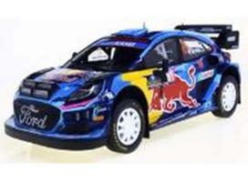 PRE-ORD3R Solido Modeliukas 1/18 2023 Ford Puma Rally 1 Hybrid Tanak Rally Suede #8, black/purple/yellow