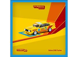 Tarmac Modeliukas 1/64 Volvo 240 Turbo, Per-Gunnar Andersson Thai Group A Championship Bira Circuit Pattaya Winner 1988, yellow/red (yra Sandėlyje)
