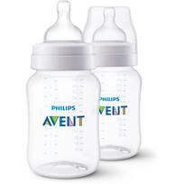 Philips Avent Anti-colic SCY103/02 kūdikių buteliukas apsaugantis nuo dieglių 1 m+ 2x260 ml