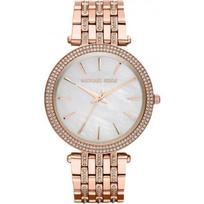 Michael Kors MK3220 Darci motinos perlo ciferblatas, kristaliniai moteriški laikrodžiai
