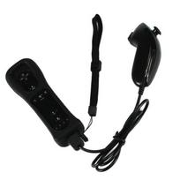 Žaidimų pultelis - Nintendo - Wiimote pultelis + Nunchuk - Juodas - Belaidis - Integruotas Motion Plus juoda