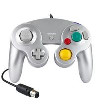 Manette pour Gamecube Filaire VORMOR NGC Contrôleur Compatible avec Gamecube Nintendo Wii - Argent sidabras