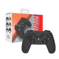 Žaidimų pultelis - GENERIQ - Belaidis vibruojantis Switch pultelis - Bluetooth - Juodas - Suderinamas su PC, Android, Linux juoda