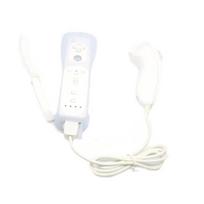 Žaidimų pultelis - Nintendo - Wii Remote + Nunchuk - Integruotas Motion Plus - Belaidis - Baltas apsauginis dėklas balta