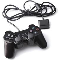 Žaidimų pultelis – Dualshock 2 – PS2 – laidinis – juodas – vibracija