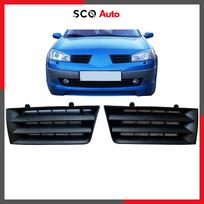 Renault Megane 2 Priekinės grotelės 2 vnt. Kairė Dešinė Renault Megane MK2 Juodos 7701474478 Grotelių rinkinys 2003-2004-2005-2006 m. modeliai