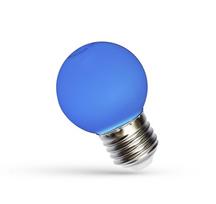 LED lempa, Spectrum, P45, 1W, E27, mėlynos spalvos