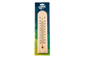 Lauko ir vidaus termometras Medinis 26cm