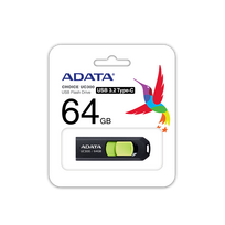 ADATA FlashDrive UC300 64GB, USB 3.2 Gen 1, Black/Green