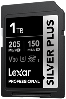 Lexar SDXC Professional SILVER Plus UHS-I/U3/A2/4K R205/W150 (V30) 1TB