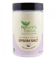 Epsom (anglų kalba) druskos (900 g), Farmacinės klasės Epsom druska, gamtos Tattva 30.375