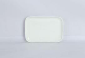 Pietų lėkštė AURORA WHITE, stačiakampio formos, 21 cm
