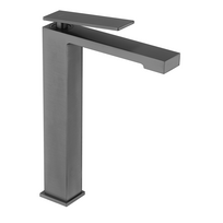 Aukštas praustuvo maišytuvas Imex Pisa gunmetal grafito spalvos